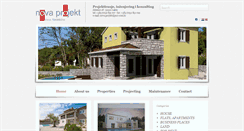 Desktop Screenshot of nekretnine-nova.com